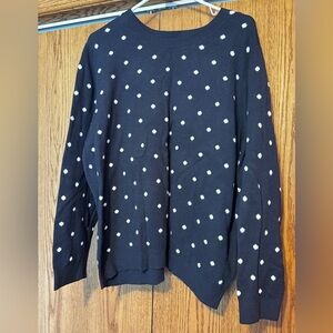 Women’s Croft & Barrow knit long sleeve sweater size XXL.